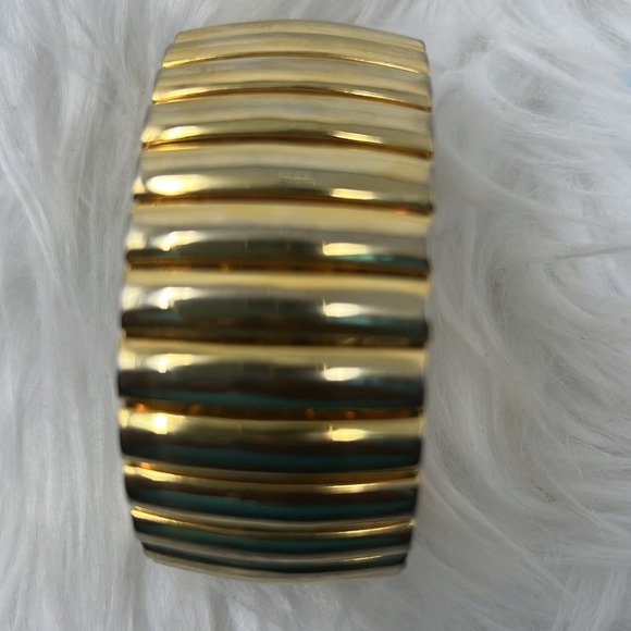 Vintage Jami Lyn Gold tone Stainless Steel Expansion Watch